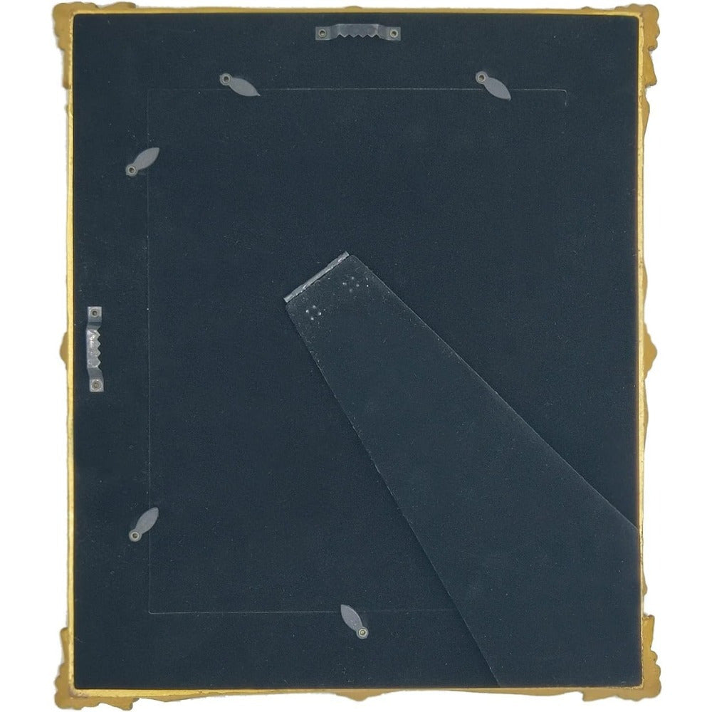 8×10 Vintage Picture Frame, Ornate Bronze Photo Frames with Mat Antique Golden Picture Frames with Glass Front for Tabletop Wall Hanging (8×10 inch, Bronze Gold)