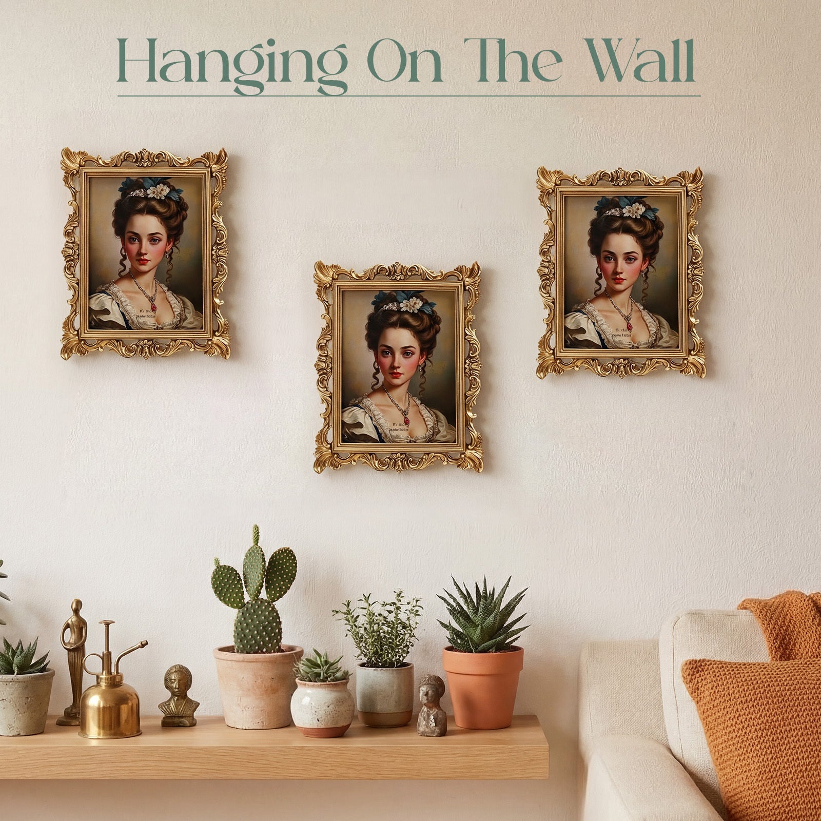 2pcs 8 x 10 Inches Victorian Golden Frame | Baroque Ornate Rectangle Vintage Photo Picture Frame with Backboard Glass Front for Desktop Display Wall Hanging Wedding Bridal Shower (Stylish)