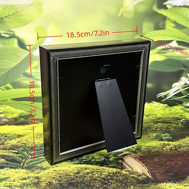 Handcrafted European-Style Butterfly Photo Frame - Durable PC Material, Perfect for Desktop or Wall Decor, Ideal for Home, Office, Farmhouse, and Holiday Decorations, Multiple Butterfly Designs Available - Realistic Butterfly Model